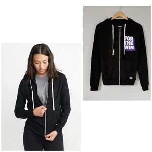 Marine Layer Afternoon Hoodie Size XS Black